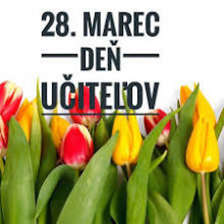 28. marca oslavujeme Deň učiteľov 