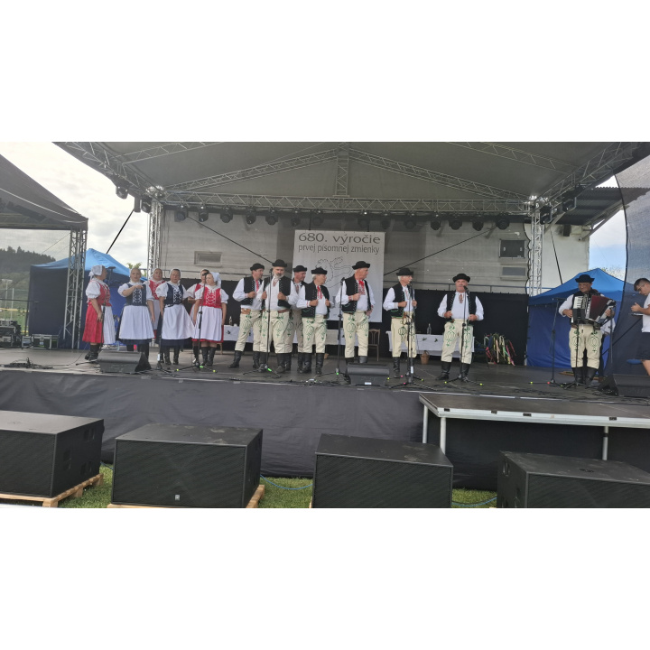 680. výročie 1. zmienky o obci Bziny - Vystúpenie FS Rovienca z Medzibrodia nad Oravou - 30.08.2025e