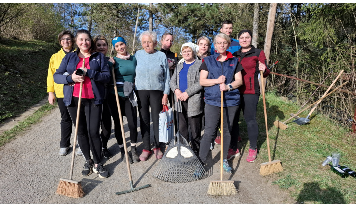Členovia miestneho spolku SČK v piatok 24.4.2025 brigádovali