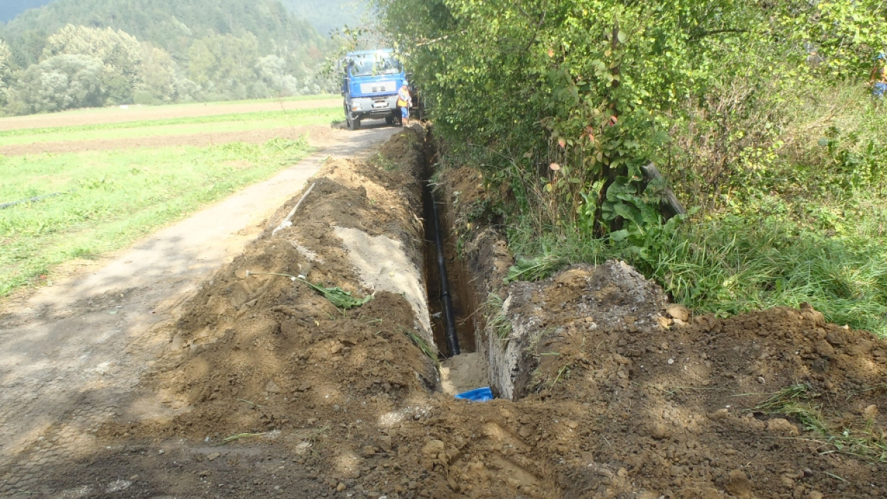Upravený tok Pucovského potoka 2/2023