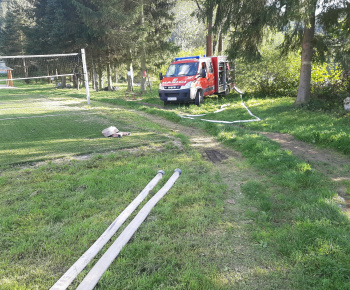 Aktuality / Prečistenie odvodňovacieho kanála - foto