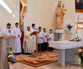 Aktuality / Pán života v sobotu povolal  vdp. Alexandra Líšku - správcu našej farnosti - foto