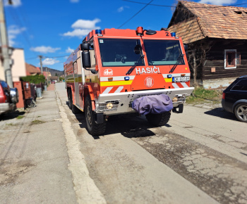 Aktuality / V obci začal horieť rodinný dom 26.3.2023 - foto