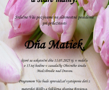 Aktuality / Pozvánka na oslavu Dňa matiek v našej obci - foto