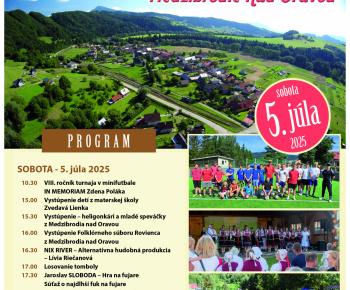 Aktuality / POZVÁNKA na DEŇ OBCE Medzibrodie n/Or. na deň 5.júla 2025 - foto