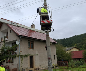 Aktuality / Oprava obecného rozhlasu 1.10.2025 - foto
