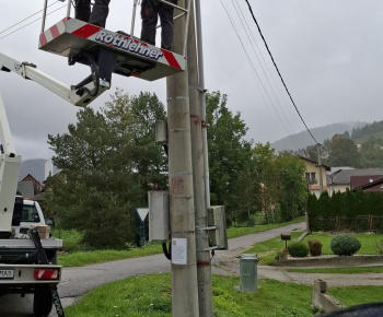 Aktuality / Oprava obecného rozhlasu 1.10.2025 - foto