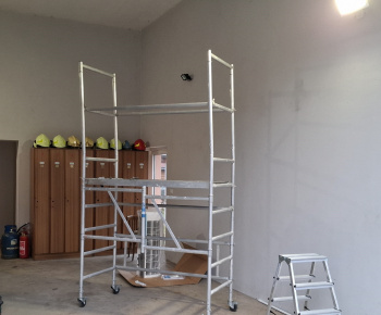 Aktuality / Obec zabezpečila dodávku a montáž vykurovania našej hasičskej zbrojnice - foto