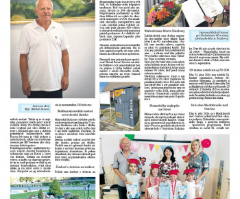Aktuality / Obec Medzibrodie n/Or. v dvojtýždenníku SPOLOČNÍK - foto