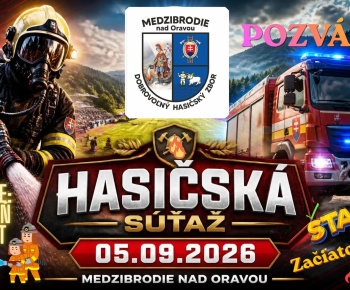 Aktuality / Pozvánka na Hasičskú súťaž o 