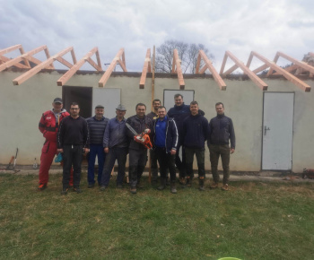 Rekonštrukcia strechy šatní na futbalovom ihrisku