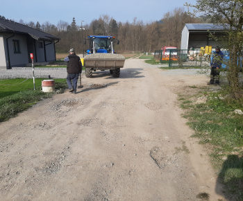 Oprava štrkových ciest 4/2023