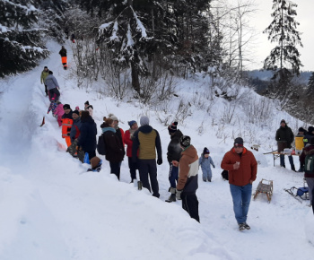 Sankárske preteky pre deti na Lašteku 5.02.2023
