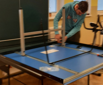 Montovanie stola - stolný tenis