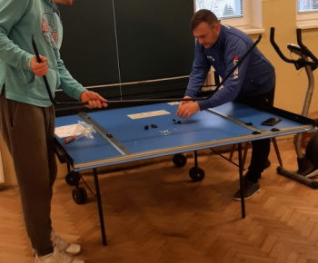 Montovanie stola - stolný tenis