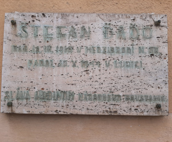 Renovácia pamätnej tabule Štefana Ďaďu