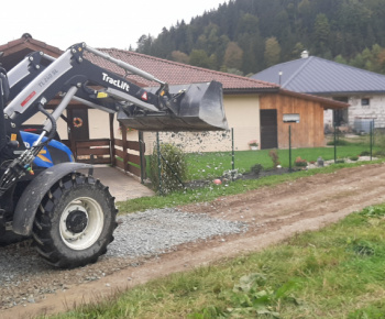 Oprava časti prístupovej cesty v Rovni