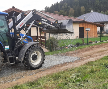 Oprava časti prístupovej cesty v Rovni