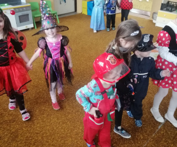 Detský karneval v materskej škole Zvedavá Lienka