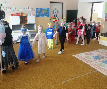 Detský karneval v materskej škole Zvedavá Lienka