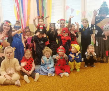 Detský karneval v materskej škole Zvedavá Lienka