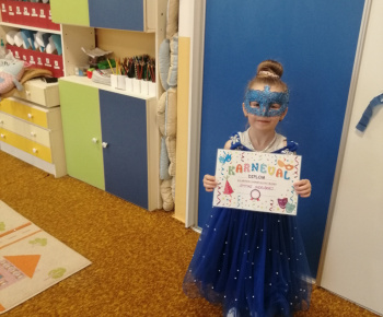 Detský karneval v materskej škole Zvedavá Lienka