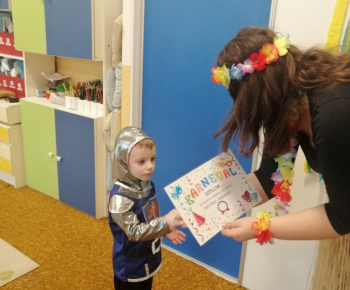 Detský karneval v materskej škole Zvedavá Lienka
