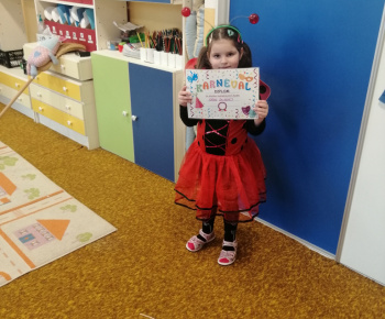 Detský karneval v materskej škole Zvedavá Lienka