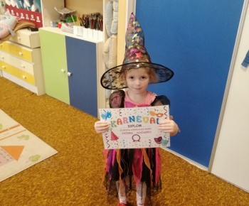 Detský karneval v materskej škole Zvedavá Lienka