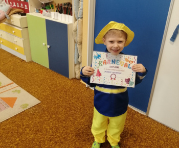Detský karneval v materskej škole Zvedavá Lienka