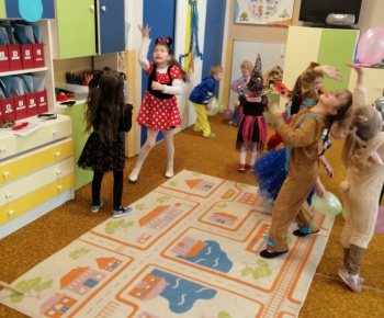 Detský karneval v materskej škole Zvedavá Lienka
