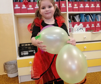 Detský karneval v materskej škole Zvedavá Lienka