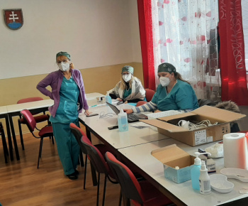 Očkovanie proti vírusu COVID 19  sobota 8.1.22