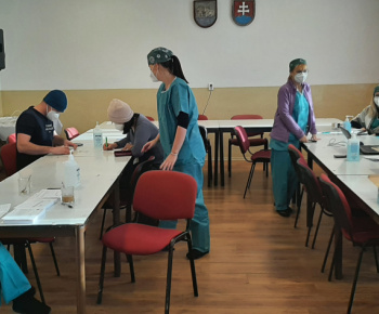 Očkovanie proti vírusu COVID 19  sobota 8.1.22
