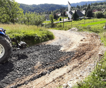 Oprava cesty na Klin 2.9.2021
