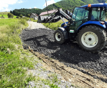Oprava cesty na Klin 2.9.2021