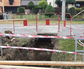 Rozšírenie splaškovej kanalizácie - dolný koniec obce jún 2021