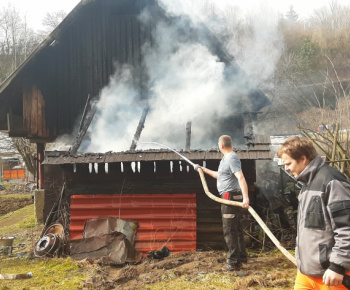 Požiar v obci 25.3.2021