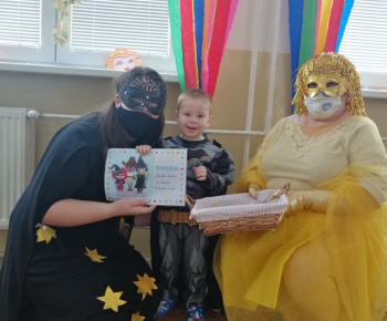 Deti v materskej škole mali karneval 12.02.2021