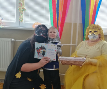 Deti v materskej škole mali karneval 12.02.2021