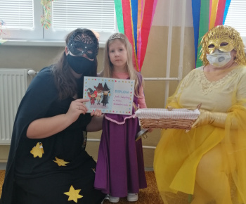Deti v materskej škole mali karneval 12.02.2021