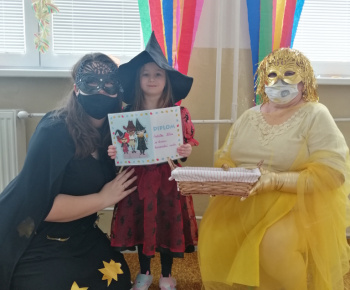 Deti v materskej škole mali karneval 12.02.2021