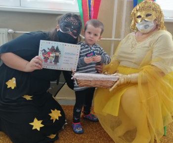 Deti v materskej škole mali karneval 12.02.2021