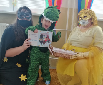 Deti v materskej škole mali karneval 12.02.2021