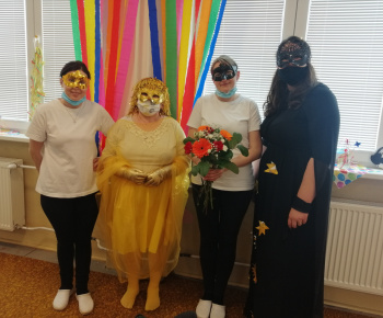 Deti v materskej škole mali karneval 12.02.2021