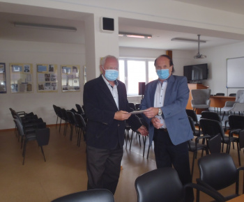 Prevzatie diplomu - Kniha Oravy 2019