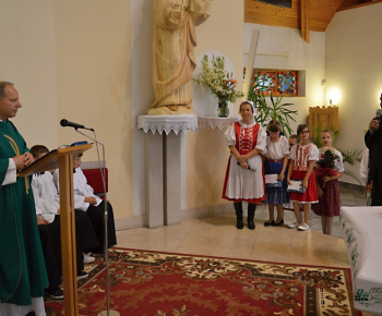 Rozlúčenie s pánom správcom farnosti a p. kaplánom-7.7.2019