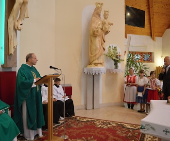 Rozlúčenie s pánom správcom farnosti a p. kaplánom-7.7.2019
