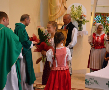 Rozlúčenie s pánom správcom farnosti a p. kaplánom-7.7.2019