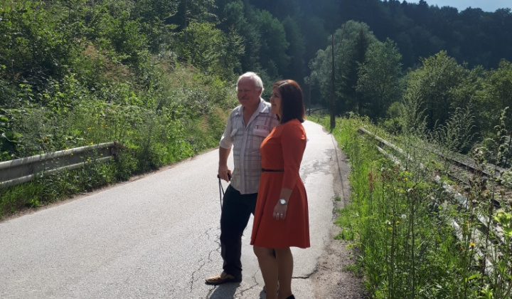 Predsedníčka VÚC Erika Jurinová v Medzibrodí nad Oravou
